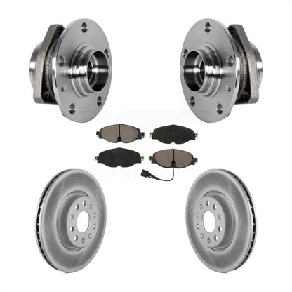 Hub Bearing Assembly Coat Brake Rotor Pad Front Kit For Audi A3 Sportback e-tron