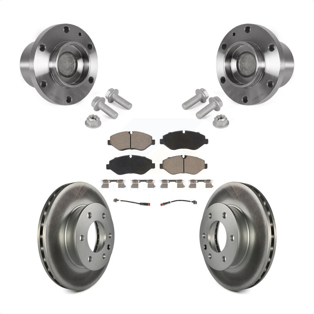 Hub Bearing Coat Brake Rotor Pad Front Kit For Sprinter 2500 Mercedes-Benz Dodge