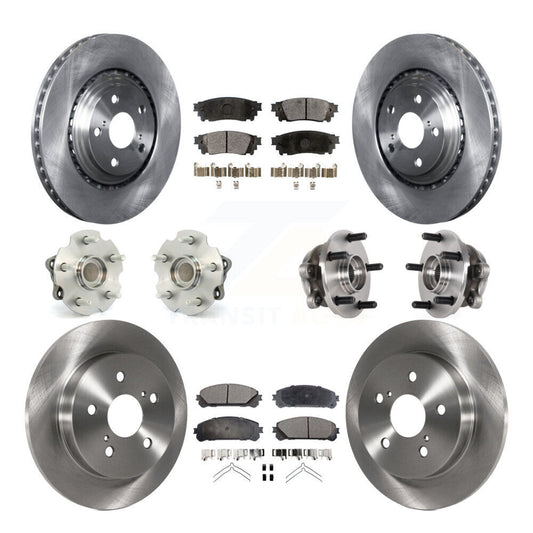 Hub Bearing Brake Rotor Pads Front Rear Kit (10Pc) For Lexus NX300 NX200t NX300h