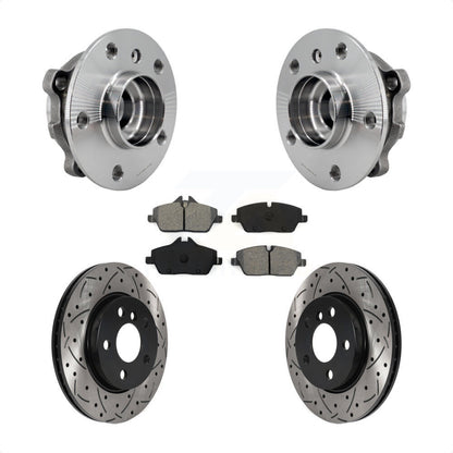 Hub Bearing Assembly Coated Drill Slot Brake Rotor Pad Front Kit For Mini Cooper