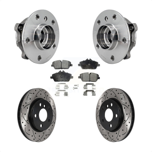 Hub Bearing Assembly Coated Drill Slot Brake Rotor Pad Front Kit For Mini Cooper