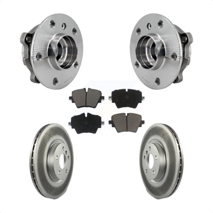 Hub Bearing Coat Brake Rotor Pads Front Kit For BMW X1 Mini Cooper Countryman X2