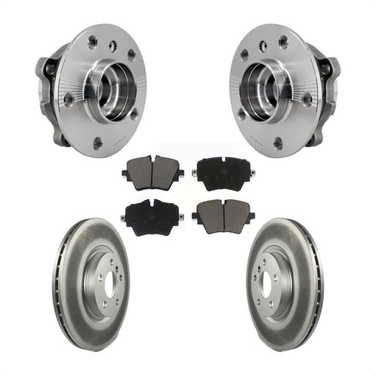 Hub Bearing Coat Brake Rotor Pads Front Kit For BMW X1 Mini Cooper Countryman X2