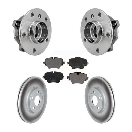 Hub Bearing Coated Brake Rotor Pads Front Kit For Mini Cooper Countryman Clubman