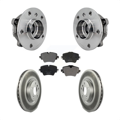 Hub Bearing Coat Brake Rotor Pads Front Kit For BMW X1 Mini Cooper Countryman X2