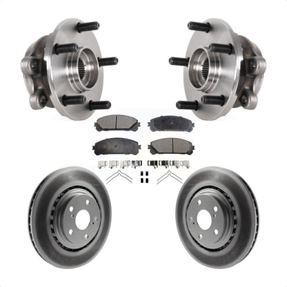 Hub Bearing Coated Disc Brake Rotor Pads Front Kit For Lexus NX300 NX200t NX300h