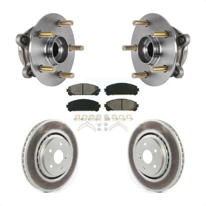 Hub Bearing Coat Brake Rotor Pad Front Kit For Lexus RX350 RX450h RX350L RX450hL