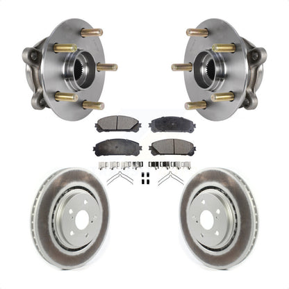 Hub Bearing Coat Brake Rotor Pad Front Kit For Lexus RX350 RX450h RX350L RX450hL