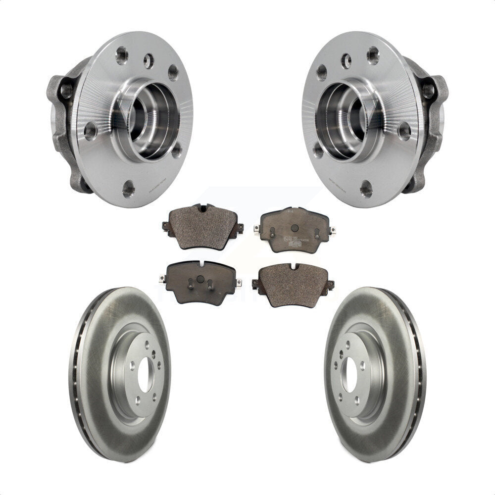 Hub Bearing Coat Brake Rotor Pads Front Kit For BMW X1 Mini Cooper Countryman X2