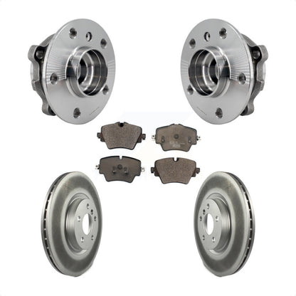Hub Bearing Coat Brake Rotor Pads Front Kit For BMW X1 Mini Cooper Countryman X2