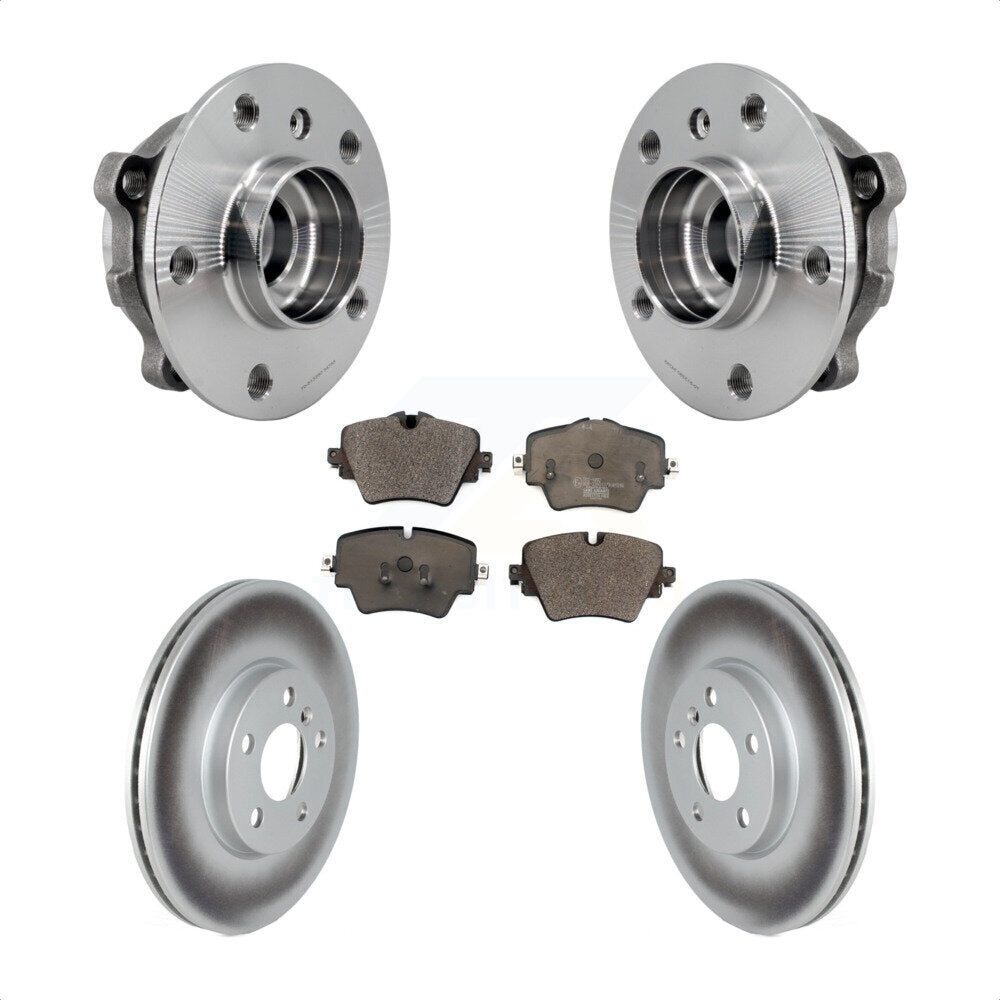Hub Bearing Coated Brake Rotor Pads Front Kit For Mini Cooper Countryman Clubman