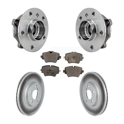 Hub Bearing Coated Brake Rotor Pads Front Kit For Mini Cooper Countryman Clubman