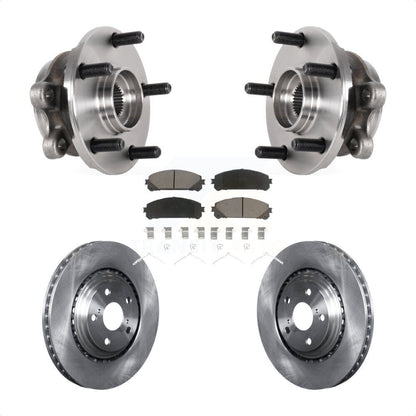 Hub Bearing Assembly Brake Rotor And Pad Front Kit For Lexus NX300 NX200t NX300h