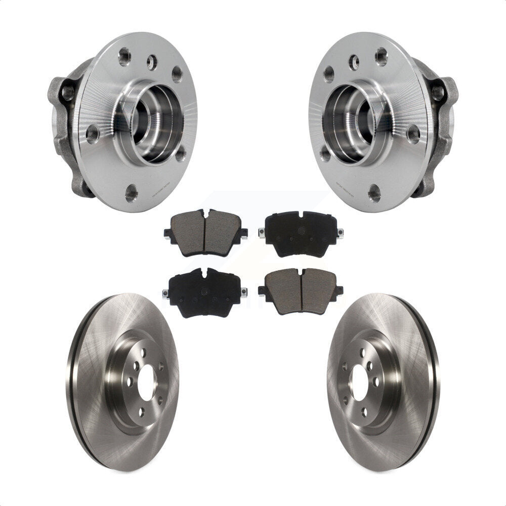 Hub Bearing Brake Rotor Pads Front Kit For BMW X1 Mini Cooper Countryman X2 228i