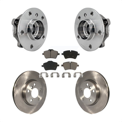 Hub Bearing Assembly Disc Brake Rotor And Ceramic Pads Front Kit For Mini Cooper