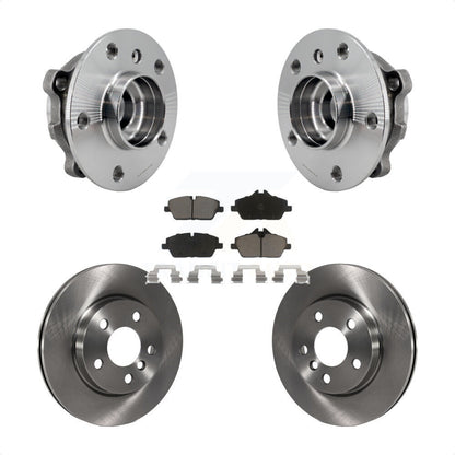 Hub Bearing Assembly Disc Brake Rotor And Ceramic Pads Front Kit For Mini Cooper
