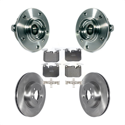 Hub Bearing Brake Rotor & Pad Front Kit For BMW 335i xDrive 435i Gran Coupe 340i