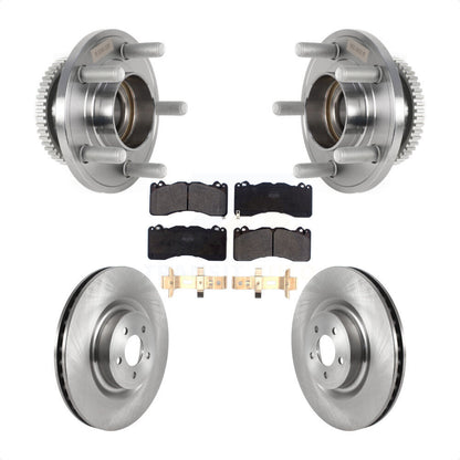 Hub Bearing Disc Brake Rotor & Pad Front Kit For Ford Mustang With Brembo Brakes
