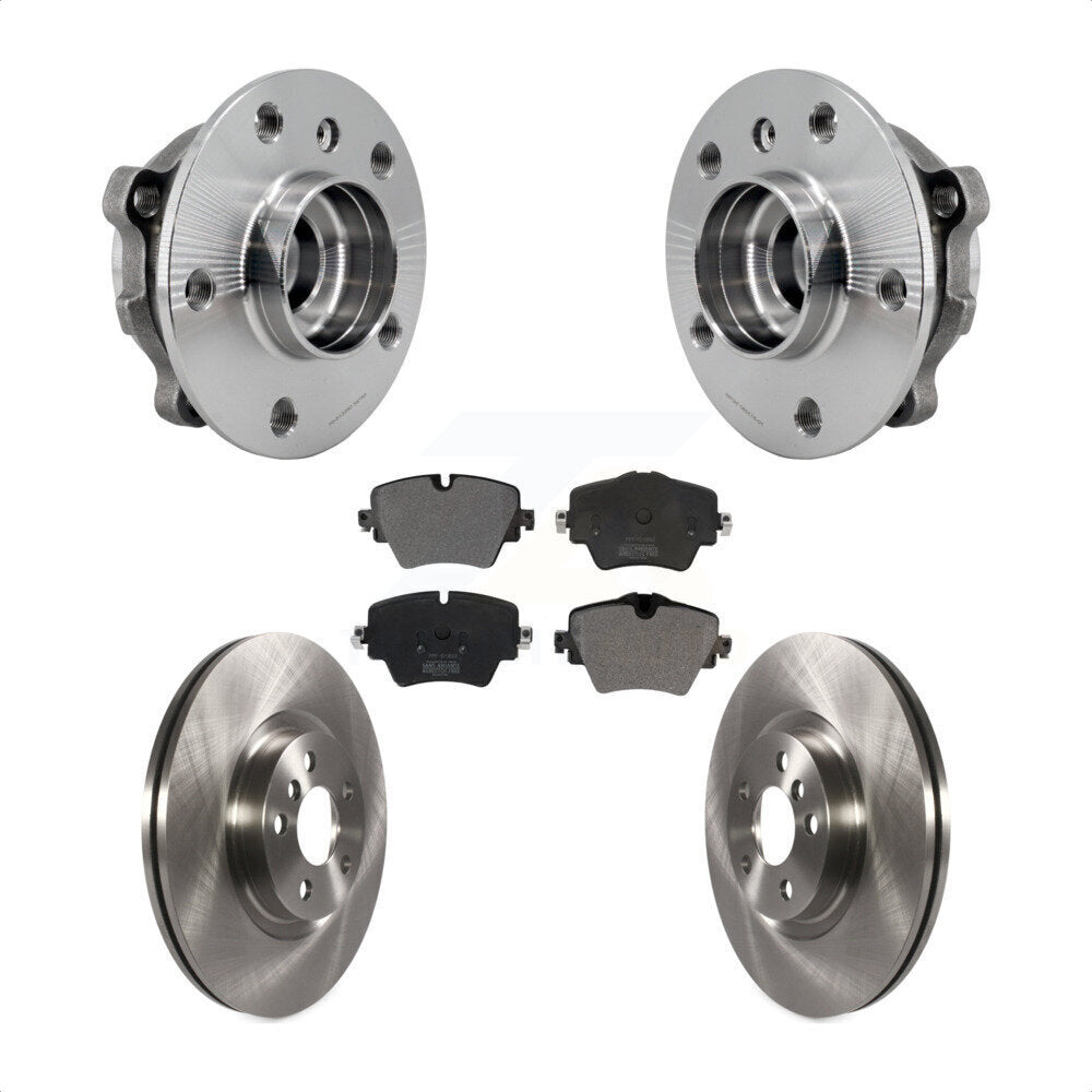 Hub Bearing Brake Rotor Pads Front Kit For BMW X1 Mini Cooper Countryman X2 228i