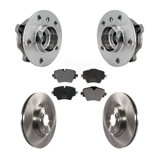Hub Bearing Brake Rotor Pads Front Kit For BMW X1 Mini Cooper Countryman X2 228i