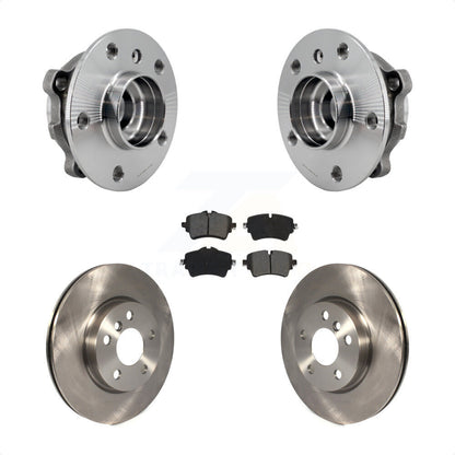 Hub Bearing Assembly Disc Brake Rotor And Pads Front Kit For Mini Cooper Clubman