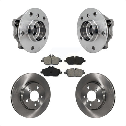 Hub Bearing Assembly Disc Brake Rotors And Pads Front Kit For Mini Cooper