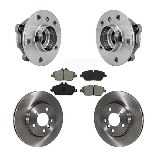 Hub Bearing Assembly Disc Brake Rotors And Pads Front Kit For Mini Cooper