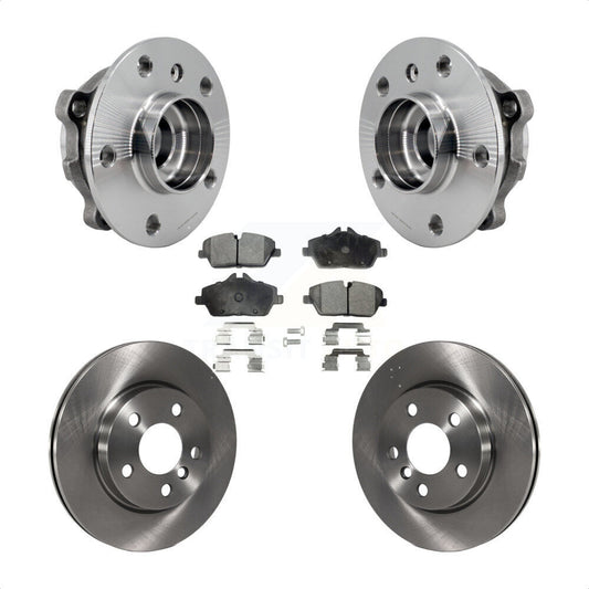Hub Bearing Assembly Disc Brake Rotor And Ceramic Pads Front Kit For Mini Cooper