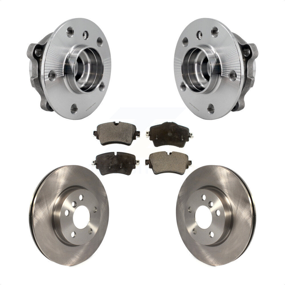 Hub Bearing Assembly Disc Brake Rotor And Pads Front Kit For Mini Cooper Clubman