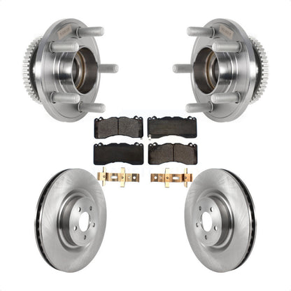 Hub Bearing Disc Brake Rotor & Pad Front Kit For Ford Mustang With Brembo Brakes