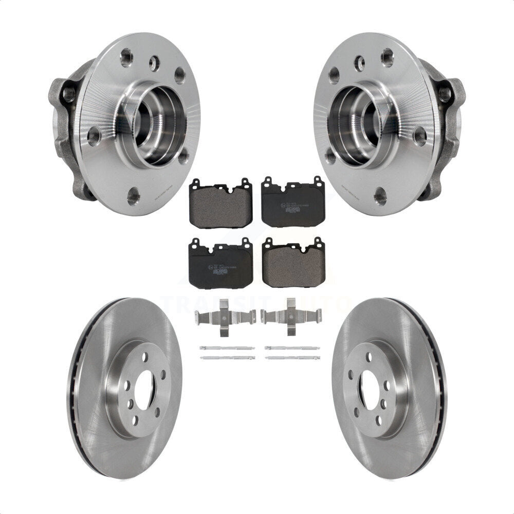 Hub Bearing Brake Rotor Pad Front Kit For Mini Cooper Clubman With Sport Package