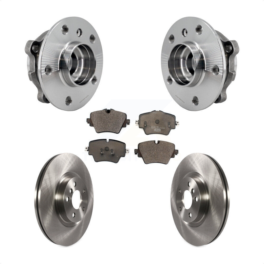 Hub Bearing Brake Rotor Pads Front Kit For BMW X1 Mini Cooper Countryman X2 228i