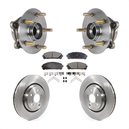 Hub Bearing Disc Brake Rotor Pad Front Kit For Lexus RX350 RX450h RX350L RX450hL