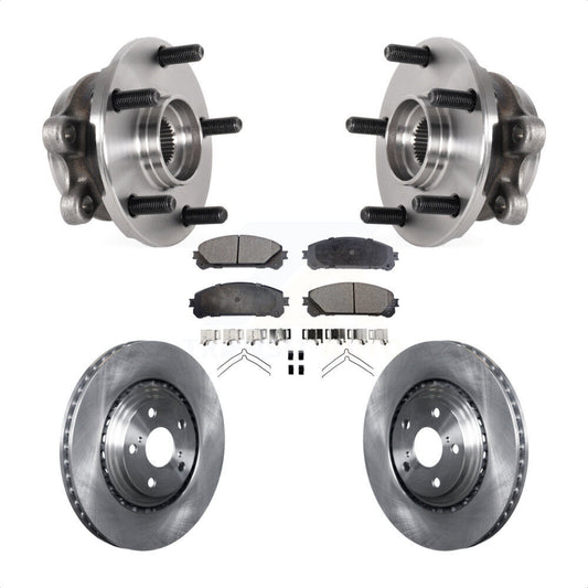 Hub Bearing Assembly Brake Rotor And Pad Front Kit For Lexus NX300 NX200t NX300h