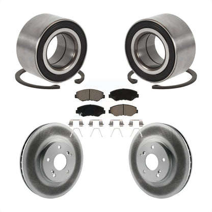 Wheel Bearing Coated Brake Rotor Pad Front Kit For Honda Accord Hybrid with 3.0L