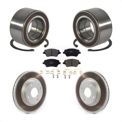 Wheel Bearing Coated Disc Brake Rotor Pad Front Kit For 2014-2019 Ford Fiesta ST