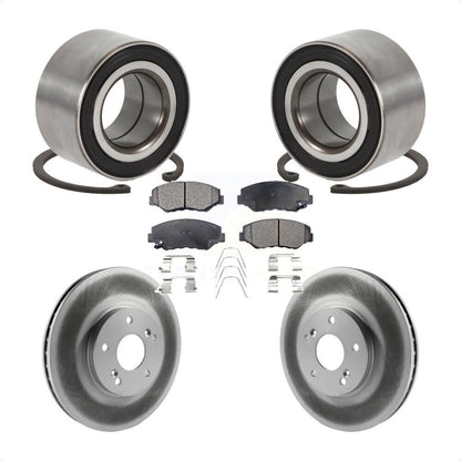 Wheel Bearing Coated Brake Rotor Pad Front Kit For Honda Accord Hybrid with 3.0L