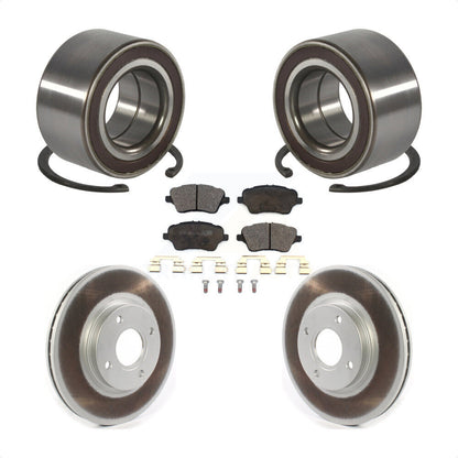 Wheel Bearing Coated Disc Brake Rotor Pad Front Kit For 2014-2019 Ford Fiesta ST