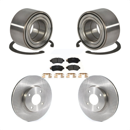Wheel Bearing Disc Brake Rotors And Pads Front Kit For Nissan Kicks Versa