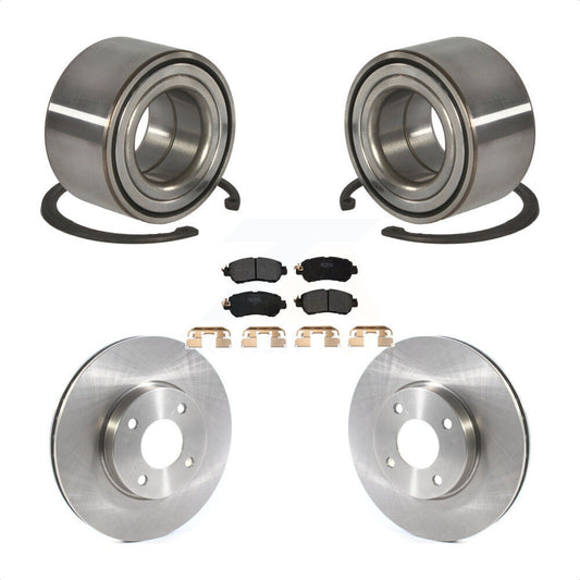 Wheel Bearing Disc Brake Rotors And Pads Front Kit For Nissan Kicks Versa