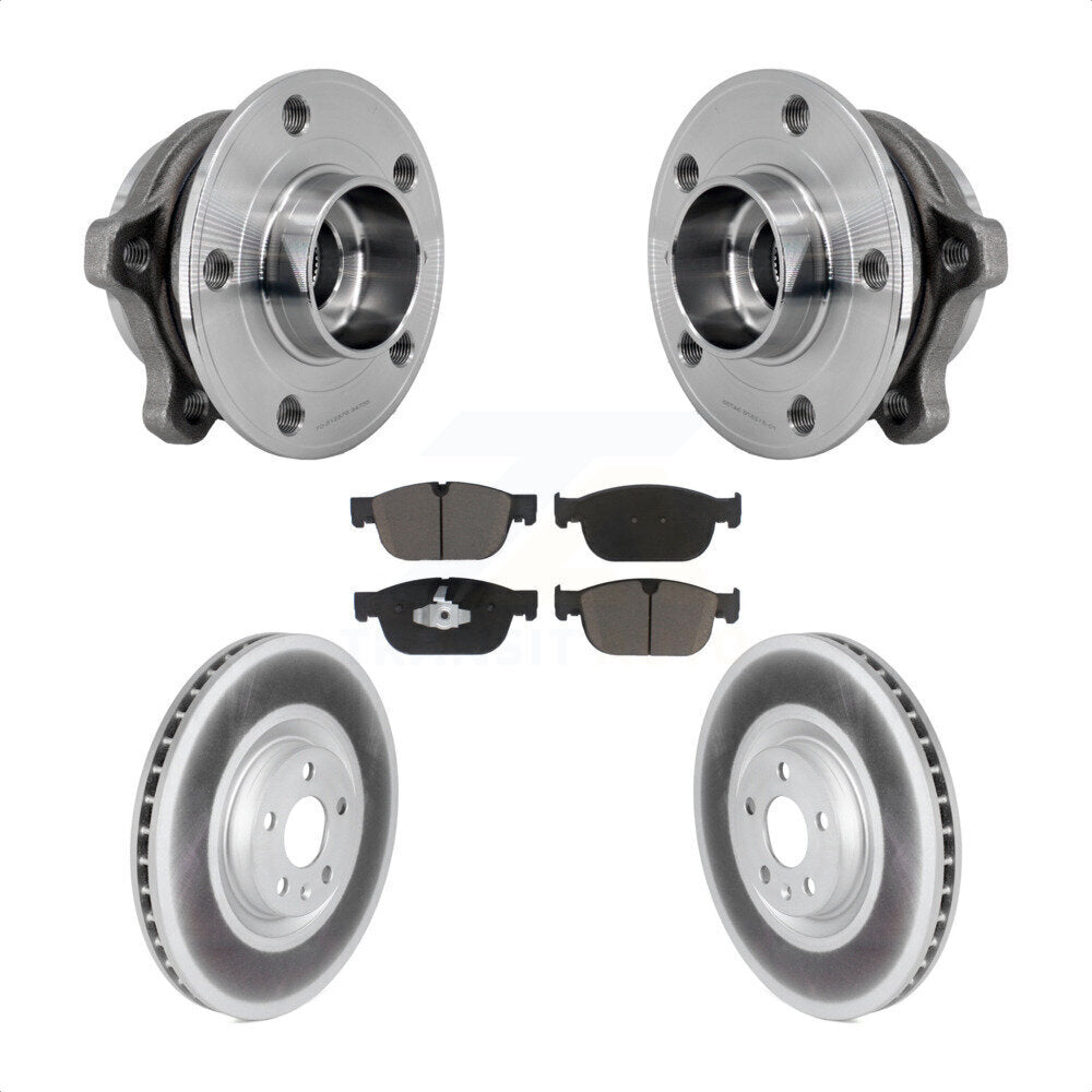 Hub Bearing Coat Brake Rotor Pad Front Kit For Volvo XC60 XC90 S60 XC40 Recharge