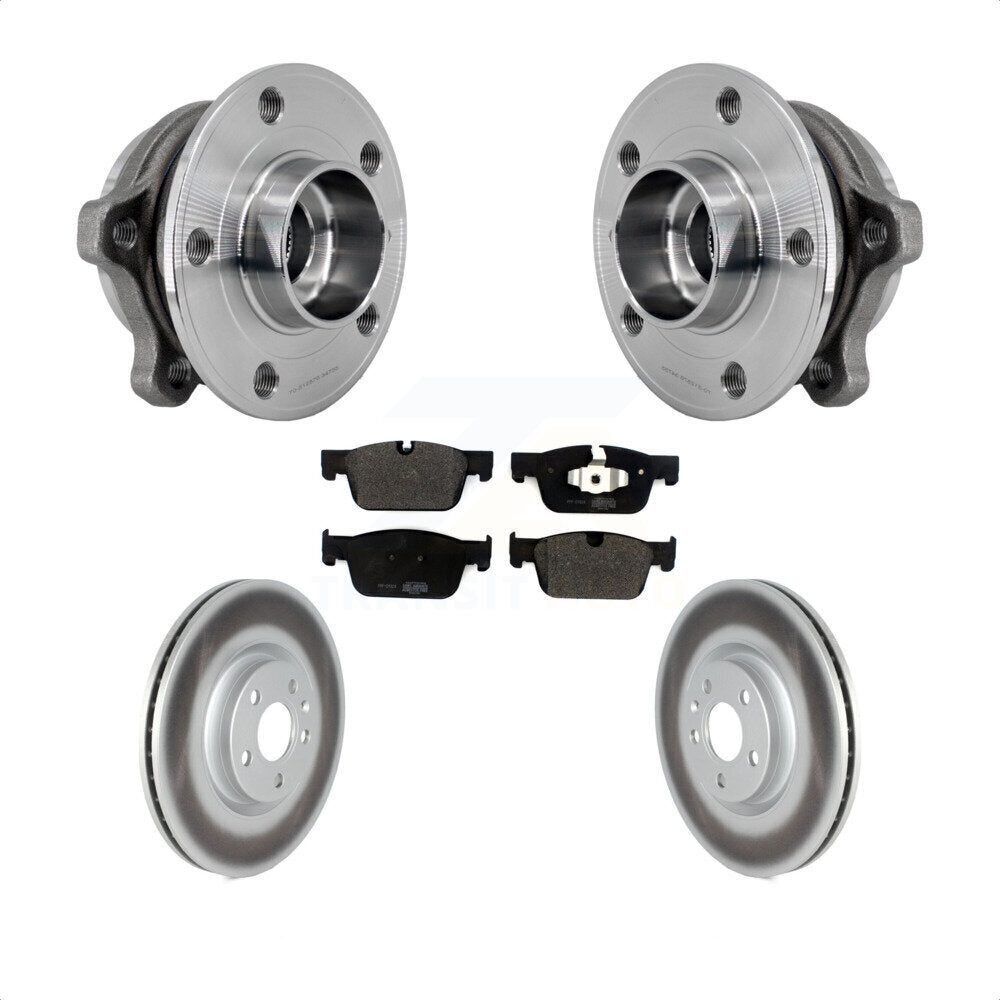 Hub Bearing Coat Brake Rotor Pads Front Kit For Volvo XC60 S60 V90 Cross Country