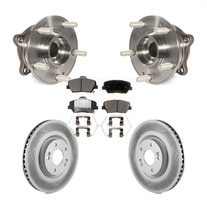 Hub Bearing Assembly Coated Disc Brake Rotor And Pads Front Kit For Hyundai Nexo