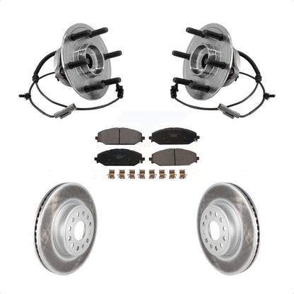 Hub Bearing Coat Brake Rotor Pads Front Kit For Ram 1500 With 22" Factory Wheels