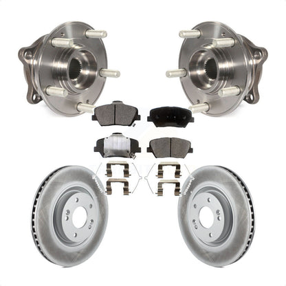 Hub Bearing Assembly Coated Disc Brake Rotor And Pads Front Kit For Hyundai Nexo