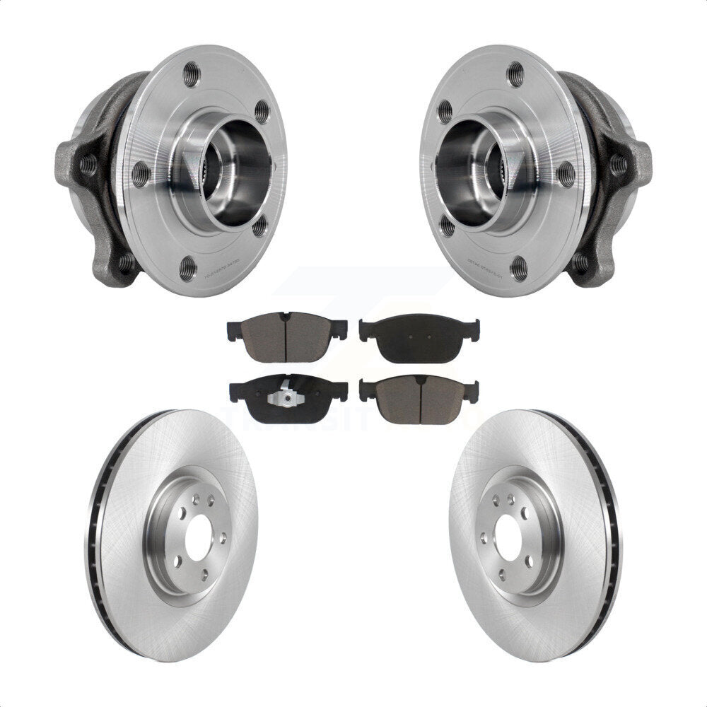 Hub Bearing Brake Rotor Pads Front Kit For Volvo XC60 XC90 S60 XC40 Recharge V60
