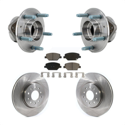 Hub Bearing Assembly Brake Rotor Pad Front Kit For Chevrolet Equinox GMC Terrain