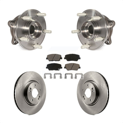 Hub Bearing Assembly Disc Brake Rotor And Ceramic Pad Front Kit For Hyundai Nexo