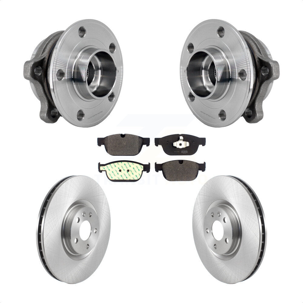 Hub Bearing Brake Rotor Pads Front Kit For Volvo XC60 XC90 S60 XC40 Recharge V60