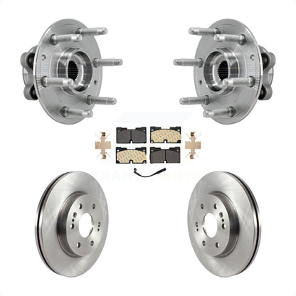 Hub Bearing Brake Rotor Pad Front Kit For Chevrolet GMC Silverado 1500 Sierra XL